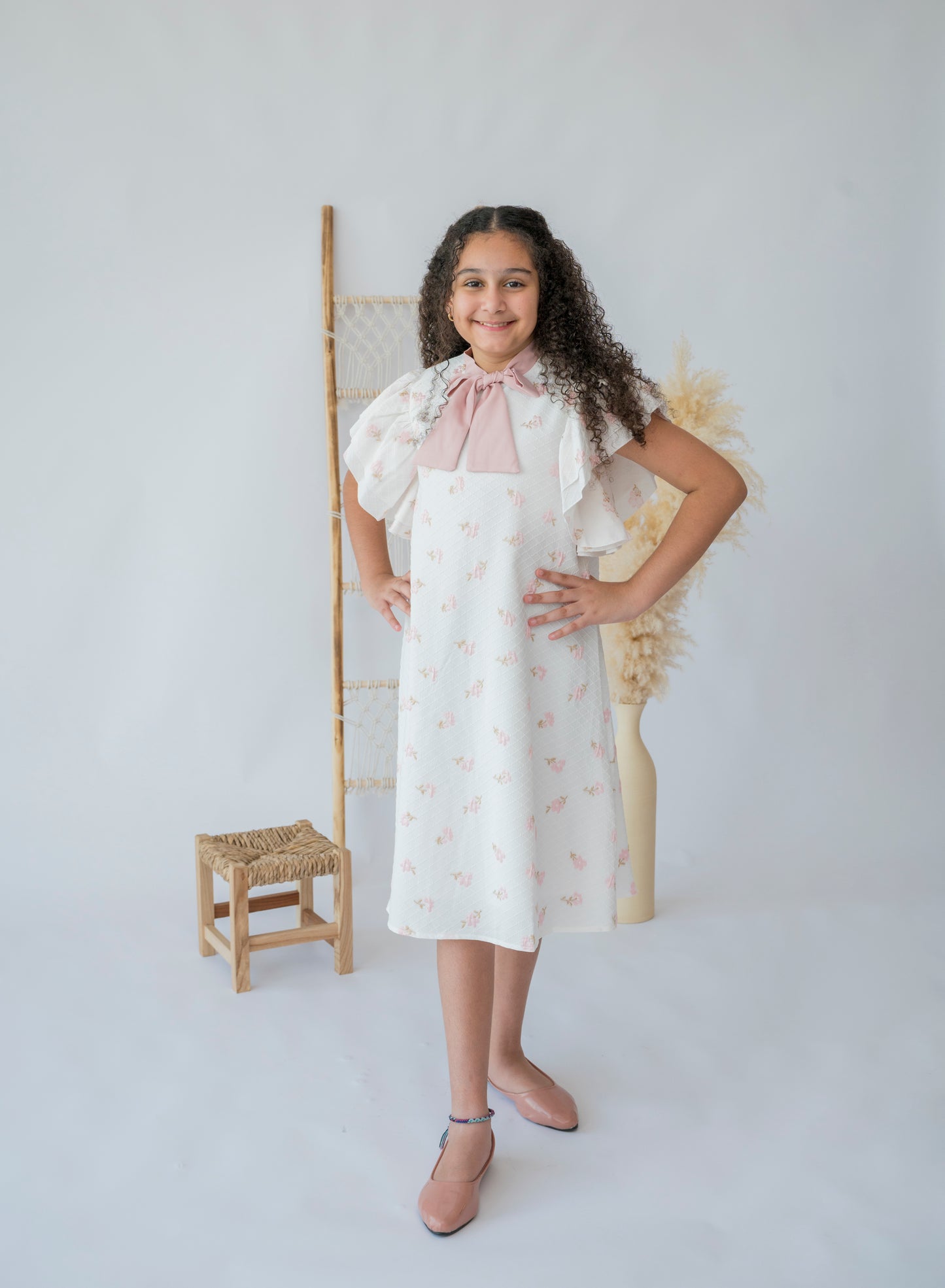 Soft Whisper Floral Dress