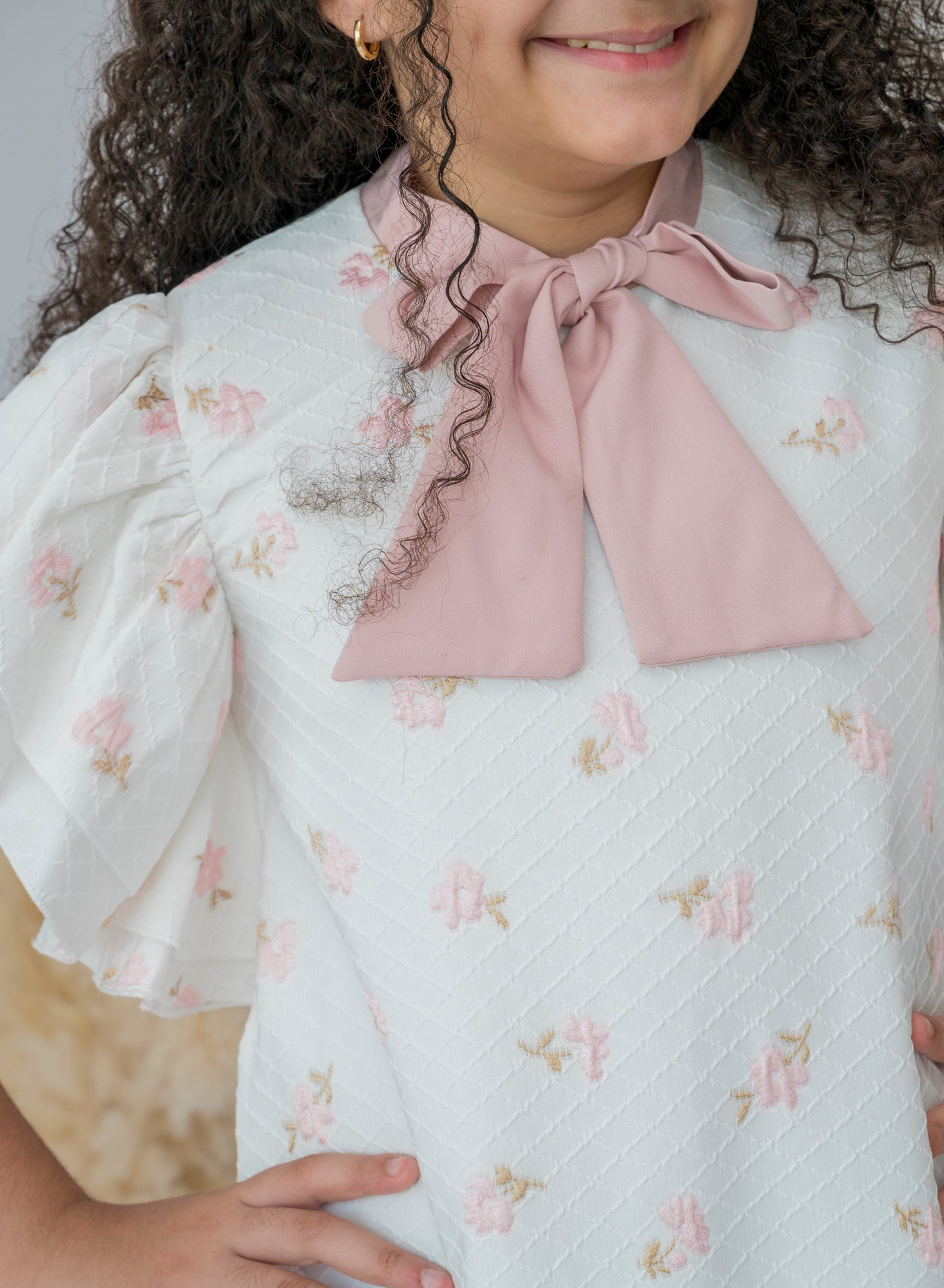 Soft Whisper Floral Dress