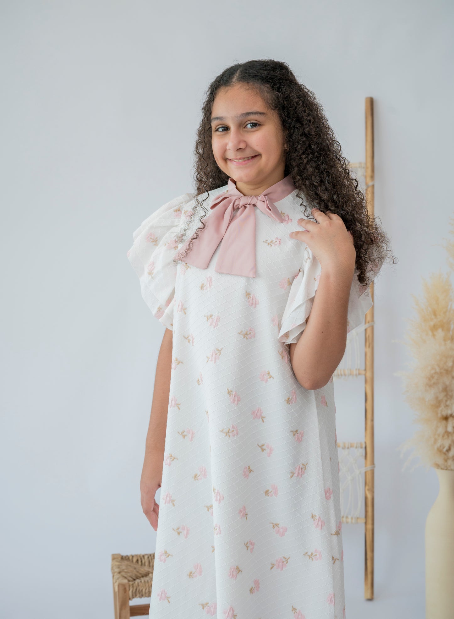 Soft Whisper Floral Dress