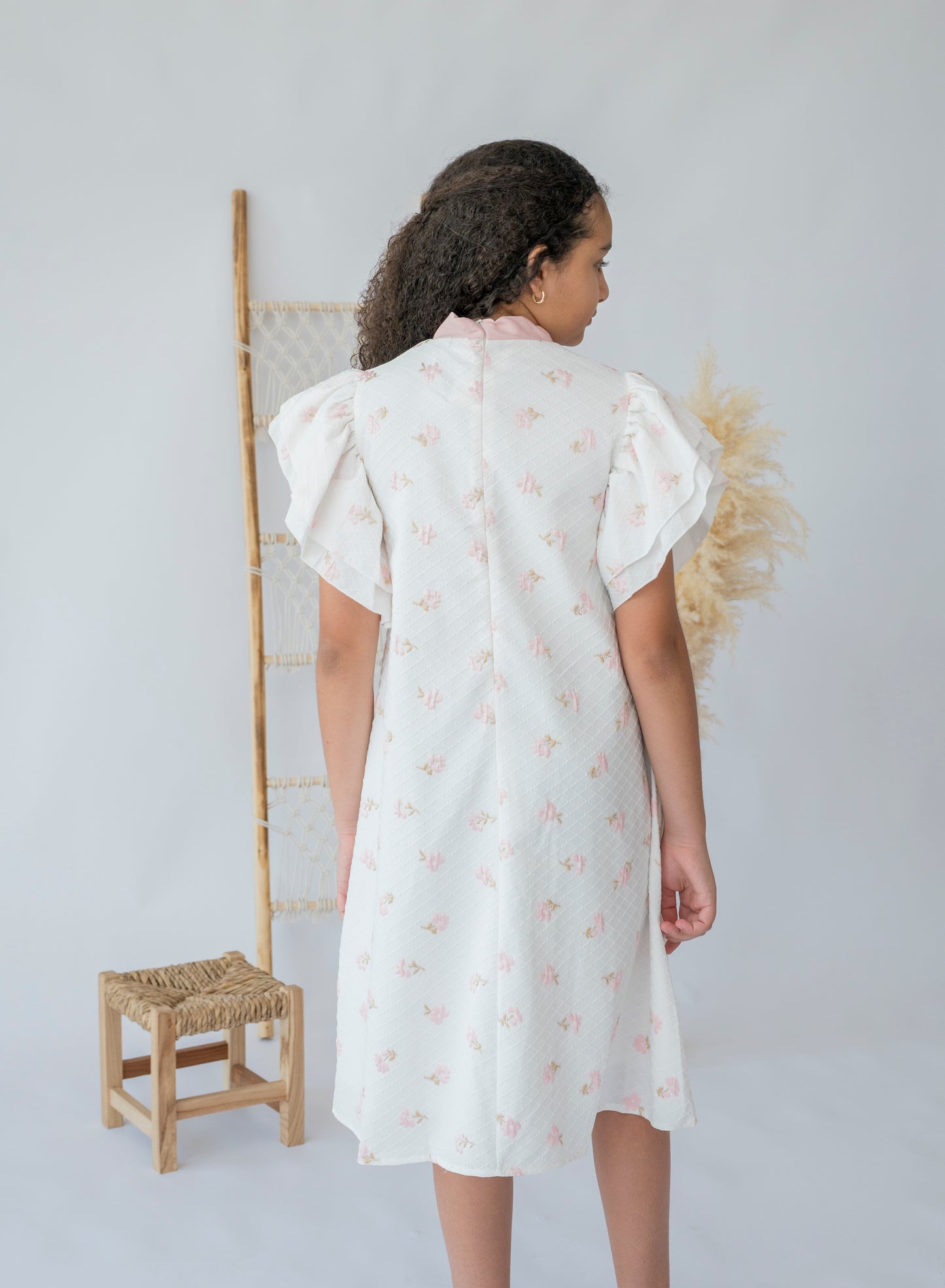Soft Whisper Floral Dress