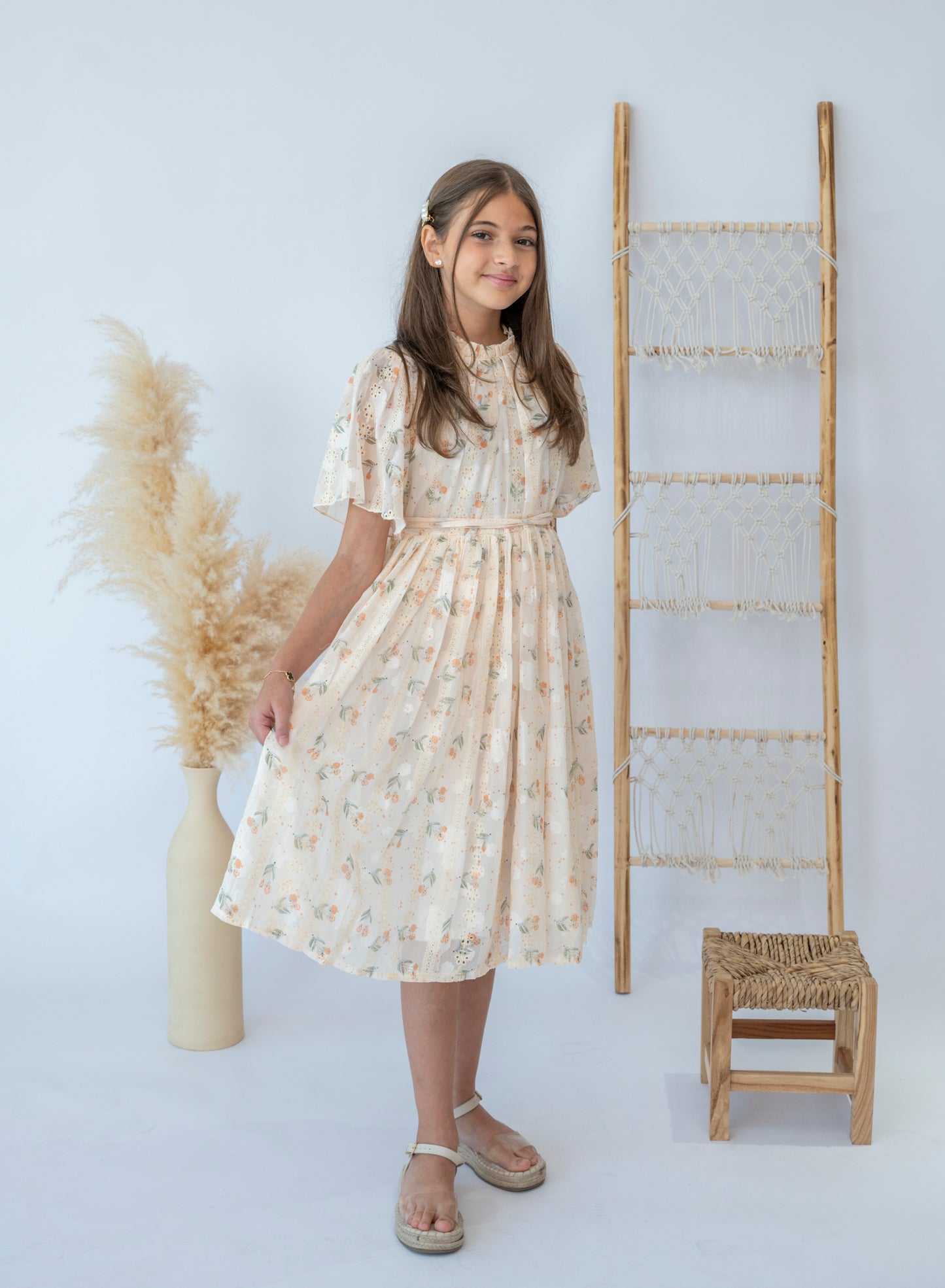 Floral Lace Dress for Girls