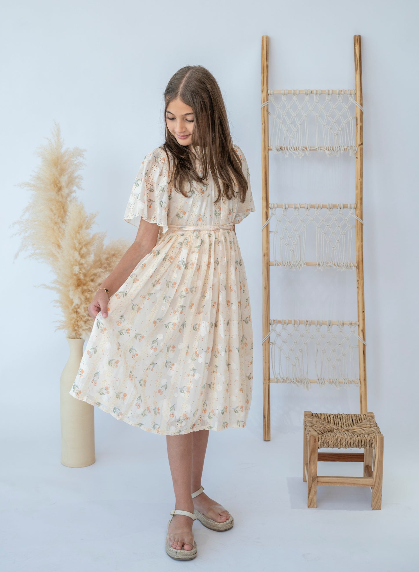 Floral Lace Dress for Girls