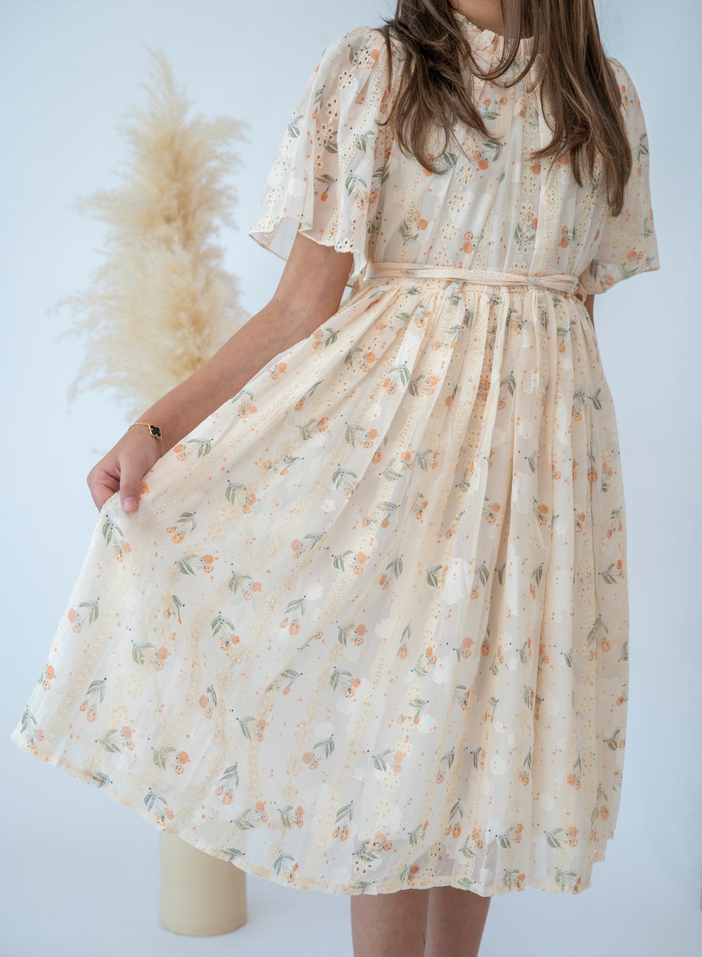 Floral Lace Dress for Girls