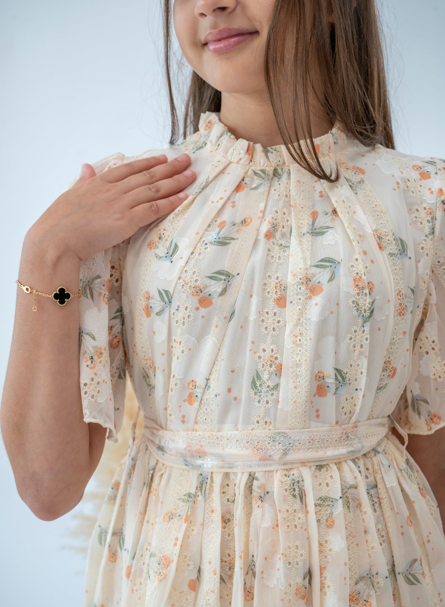 Floral Lace Dress for Girls