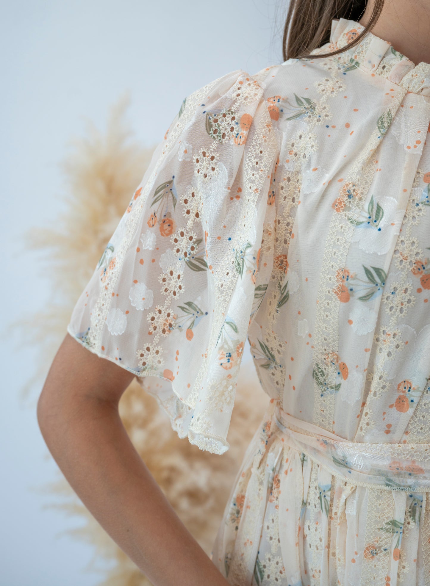 Floral Lace Dress for Girls