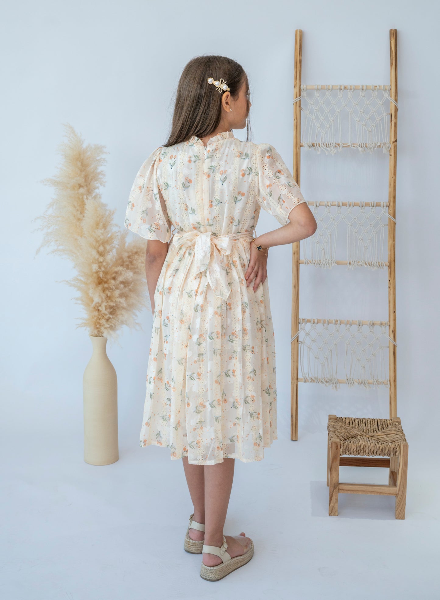 Floral Lace Dress for Girls