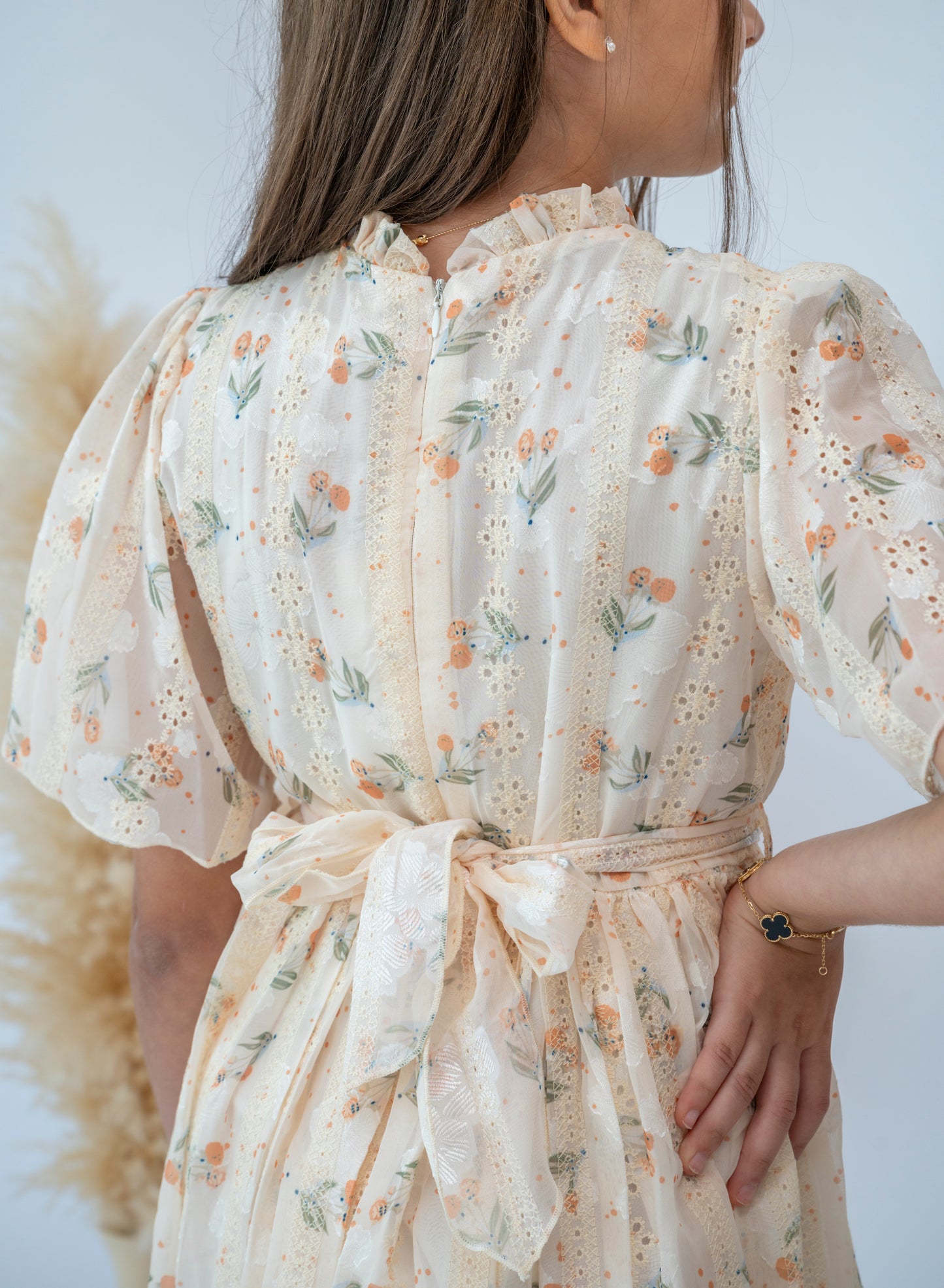 Floral Lace Dress for Girls