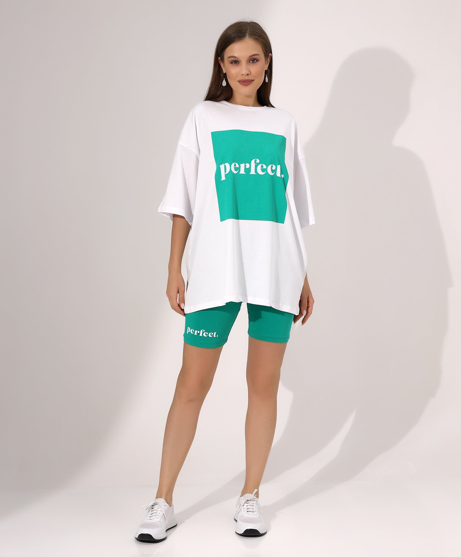 Perfect Oversized T-Shirt and Shorts Set - Stayele Store S