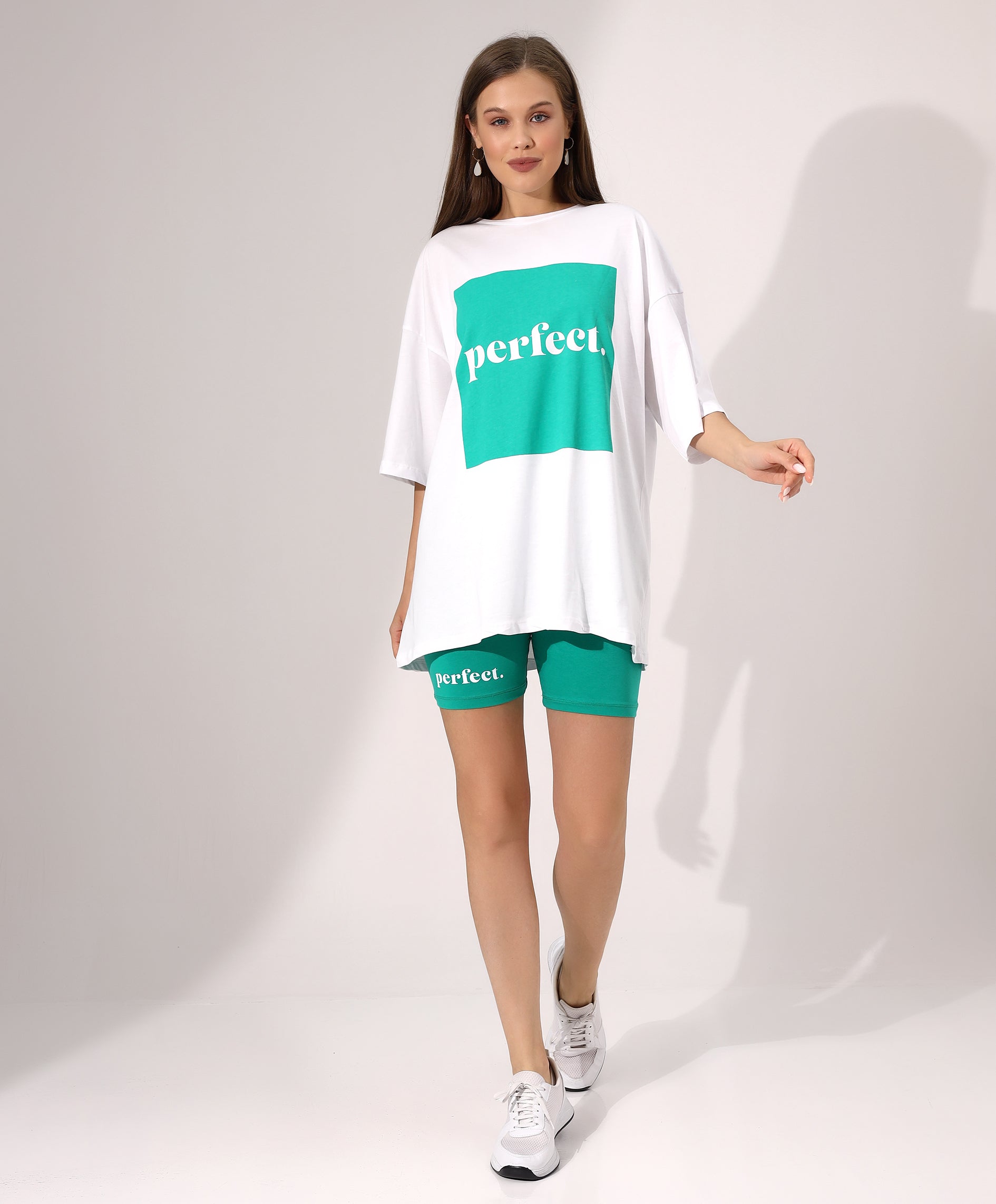 Perfect Oversized T-Shirt and Shorts Set - Stayele Store S
