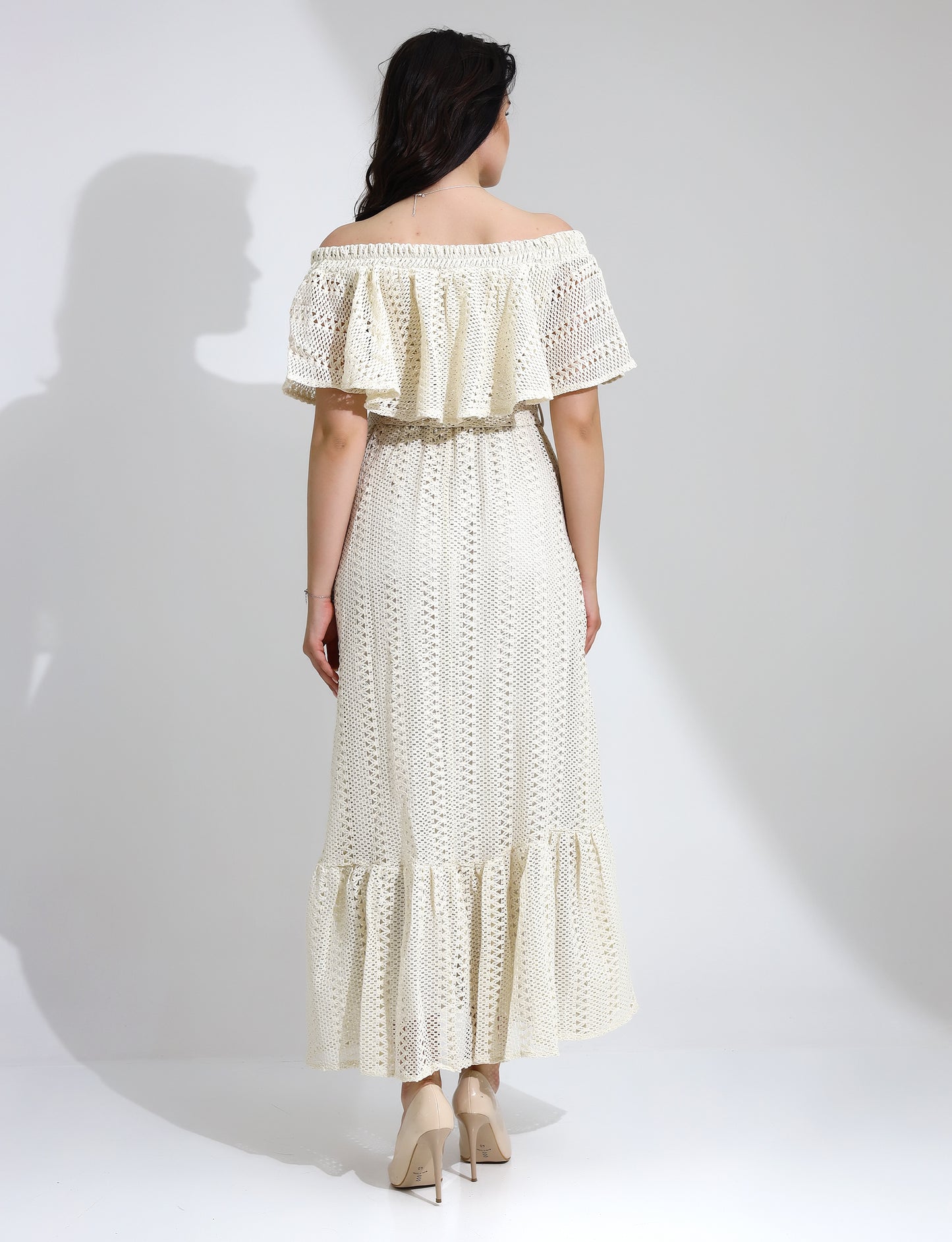 Elegant Off-Shoulder Maxi Dress