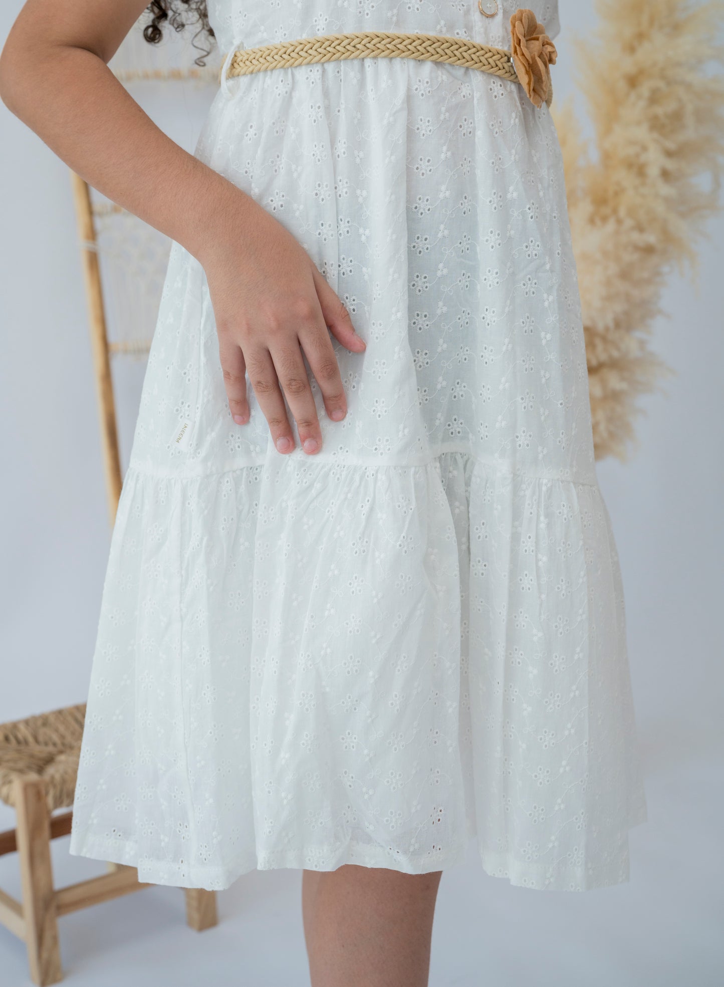 Classic Elegance Belted Dress