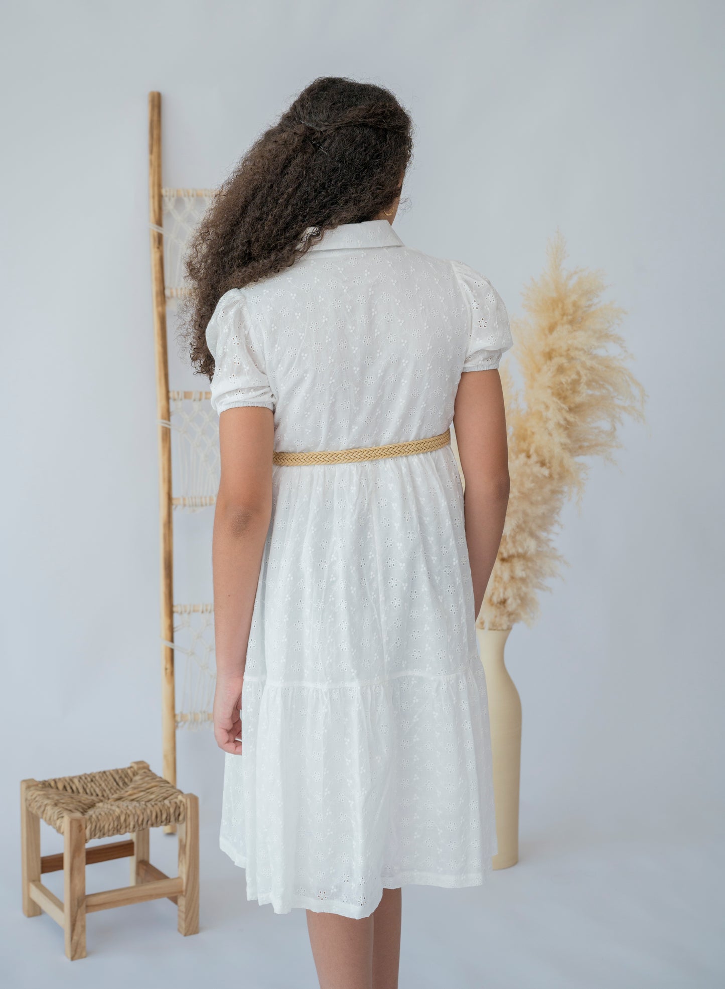 Classic Elegance Belted Dress
