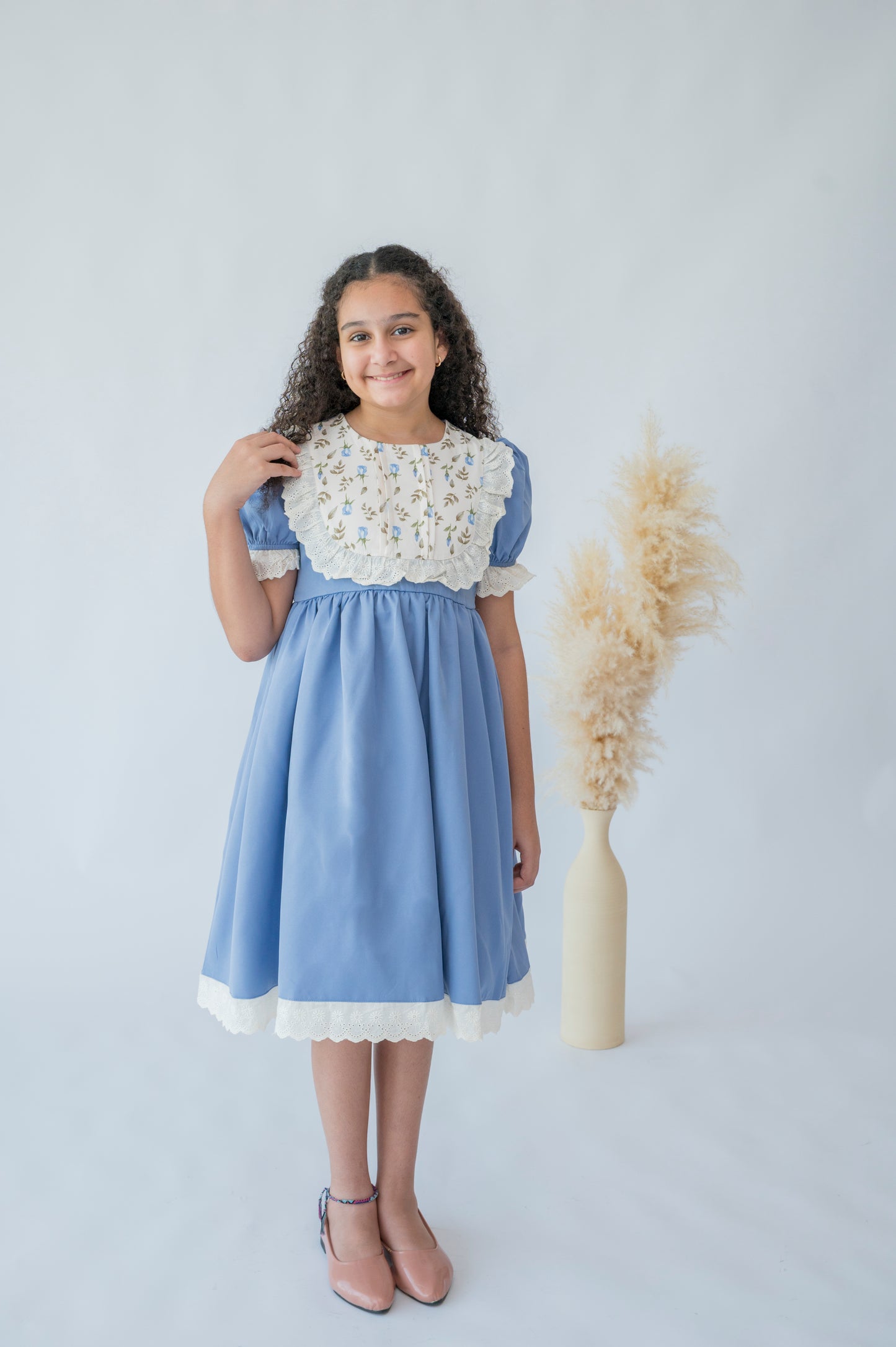 Bluebell Lace Collar Dress