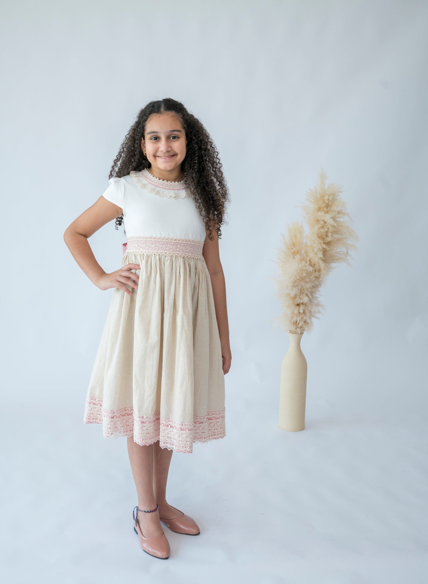 Vintage Lace Charm Dress
