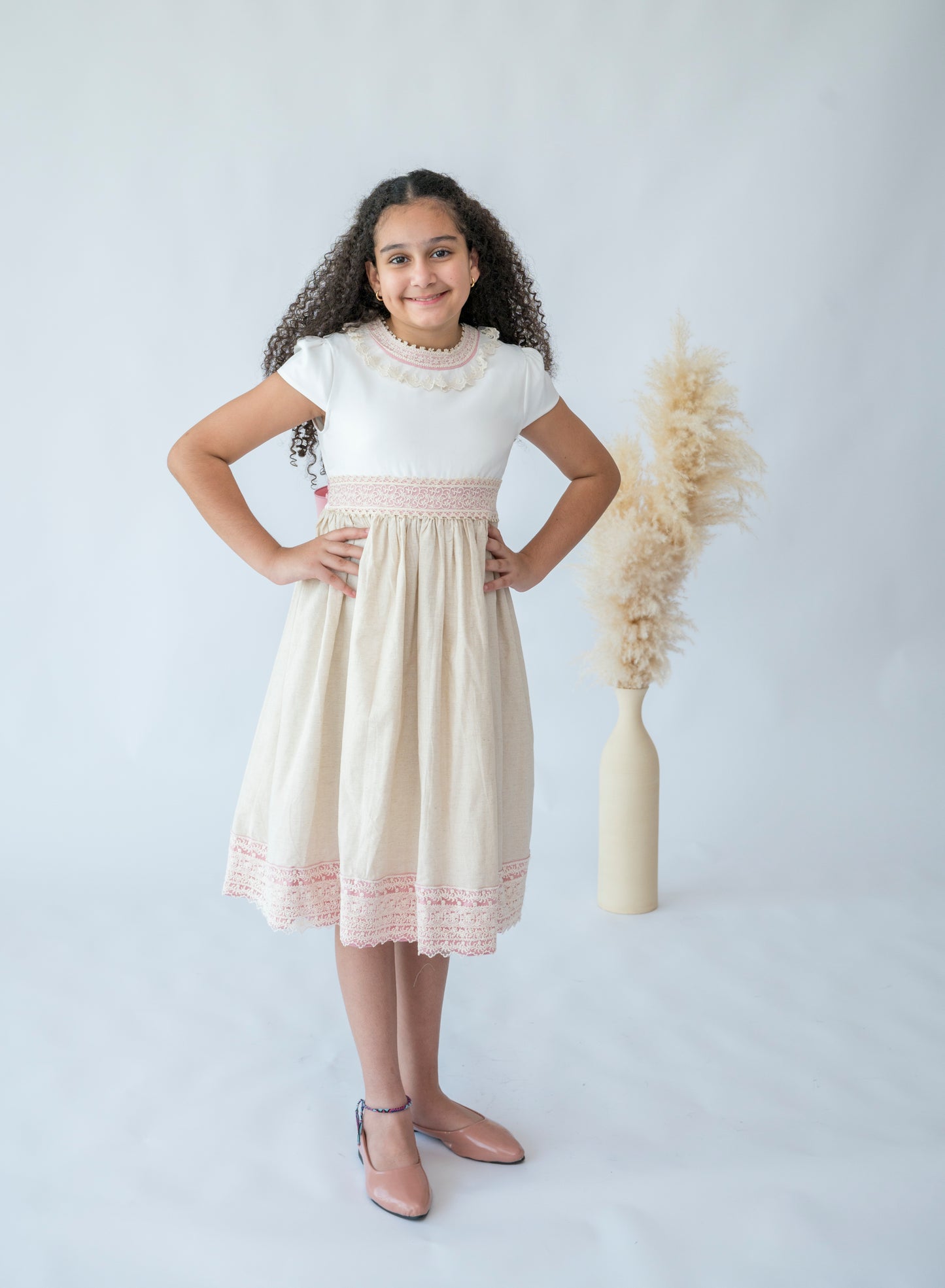 Vintage Lace Charm Dress