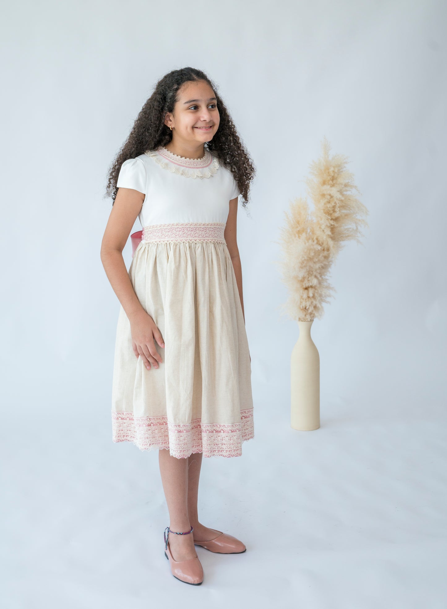 Vintage Lace Charm Dress