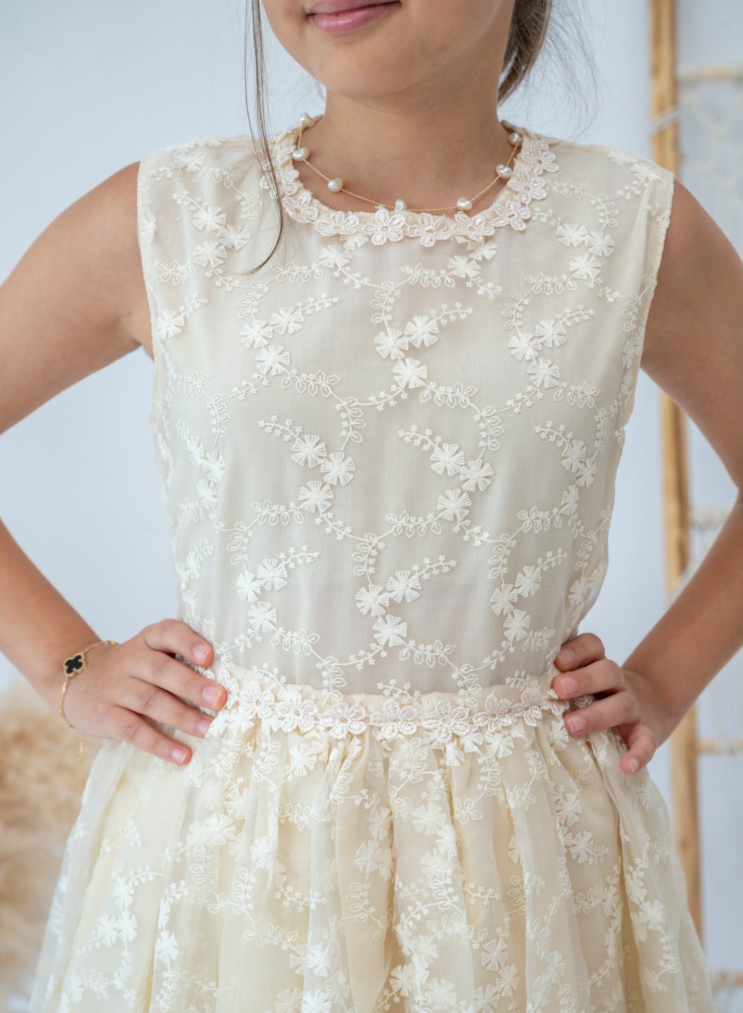 Chic Blossom Lace Dress with Elegant Jacket