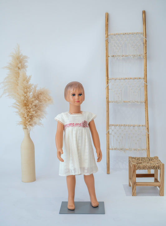 Elegant Floral Lace Dress for Baby Girls - Stayele Store 9 Months