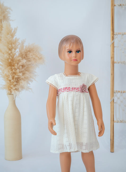Elegant Floral Lace Dress for Baby Girls - Stayele Store 9 Months